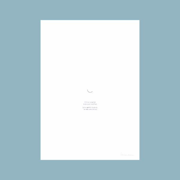 Cil sur papier